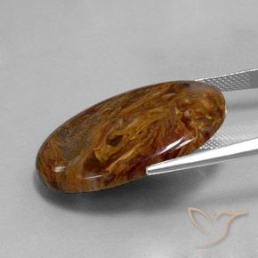 Pietersite Gemstone in 30 x 22 mm (calibrated) Size for Sale, Pietersite Stone in Multicolor Color