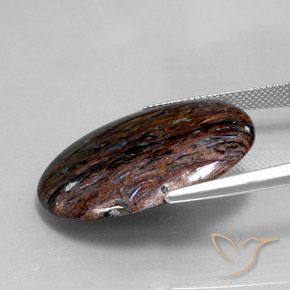 Pietersite Gemstone in 30 x 22 mm (calibrated) Size for Sale, Pietersite Stone in Multicolor Color