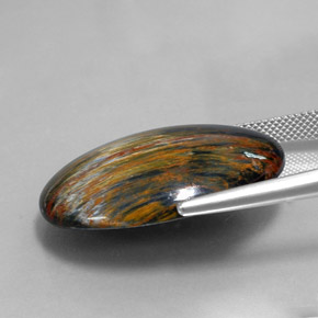 Pietersite Gemstone in 30 x 21.9 mm Size for Sale, Pietersite Stone in Multicolor Color