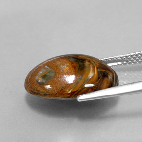 Pietersite Gemstone in 16 x 12 mm (calibrated) Size for Sale, Pietersite Stone in Multicolor Color