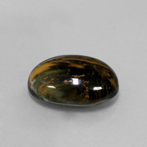 7.12 ct Multicolor Pietersite Stone, Natural Pietersite in Oval Cabochon Shape for Sale