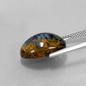 Pietersite Gemstone in 14 x 10 mm (calibrated) Size for Sale, Pietersite Stone in Multicolor Color