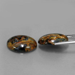 Pietersite Gemstone in 16 x 12 mm (calibrated) Size for Sale, Pietersite Stone in Multicolor Color