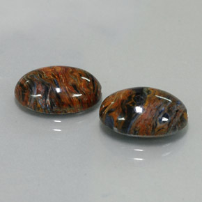 9.24 ct Multicolor Pietersite Stone, Natural Pietersite in Oval Cabochon Shape for Sale