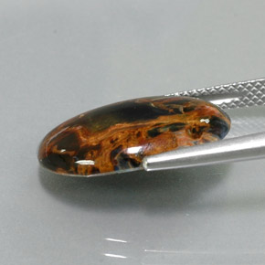 Pietersite Gemstone in 18 x 13 mm (calibrated) Size for Sale, Pietersite Stone in Multicolor Color