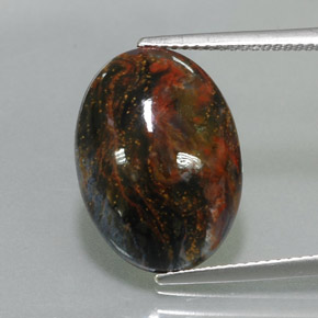 7.7ct Oval Cabochon Multicolor Pietersite Gem for sale 7.7ct Oval Cabochon Multicolor Pietersite Gem (ID: 347717)