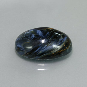 9.68 ct Multicolor Pietersite Stone, Natural Pietersite in Oval Cabochon Shape for Sale