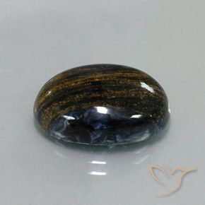 10.68 ct Multicolor Pietersite Stone, Natural Pietersite in Oval Cabochon Shape for Sale