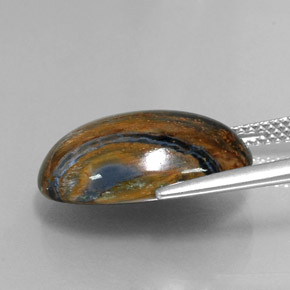 Pietersite Gemstone in 18 x 13 mm (calibrated) Size for Sale, Pietersite Stone in Multicolor Color