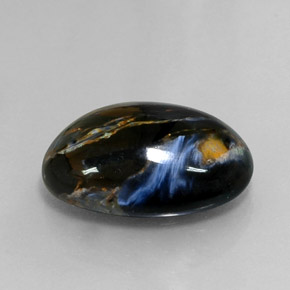 10.98 ct Multicolor Pietersite Stone, Natural Pietersite in Oval Cabochon Shape for Sale
