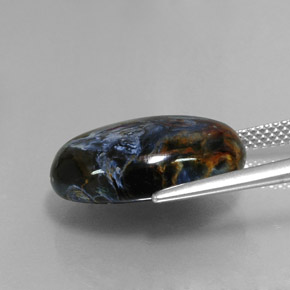 Pietersite Gemstone in 18 x 13 mm (calibrated) Size for Sale, Pietersite Stone in Multicolor Color