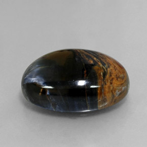 12.64 ct Multicolor Pietersite Stone, Natural Pietersite in Oval Cabochon Shape for Sale