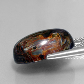 Pietersite Gemstone in 18 x 13 mm (calibrated) Size for Sale, Pietersite Stone in Multicolor Color