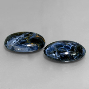 16.93 ct Multicolor Pietersite Stone, Natural Pietersite in Oval Cabochon Shape for Sale