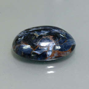 9.37 ct Multicolor Pietersite Stone, Natural Pietersite in Oval Cabochon Shape for Sale