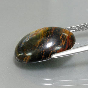 Pietersite Gemstone in 18 x 13 mm (calibrated) Size for Sale, Pietersite Stone in Multicolor Color