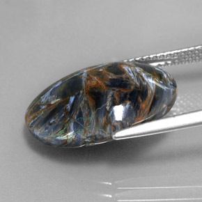 Pietersite Gemstone in 18 x 13 mm (calibrated) Size for Sale, Pietersite Stone in Multicolor Color