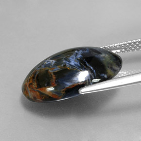 Pietersite Gemstone in 18 x 13 mm (calibrated) Size for Sale, Pietersite Stone in Multicolor Color