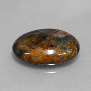 8.32 ct Multicolor Pietersite Stone, Natural Pietersite in Oval Cabochon Shape for Sale