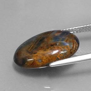 Pietersite Gemstone in 18 x 13 mm (calibrated) Size for Sale, Pietersite Stone in Multicolor Color