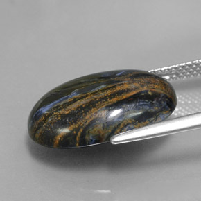 Pietersite Gemstone in 18 x 13 mm (calibrated) Size for Sale, Pietersite Stone in Multicolor Color