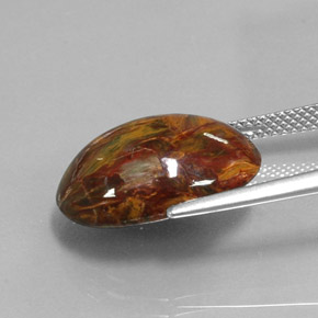 Pietersite Gemstone in 18 x 13 mm (calibrated) Size for Sale, Pietersite Stone in Multicolor Color