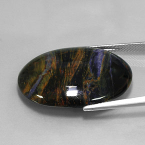 Pietersite Gemstone in 29.7 x 22.1 mm Size for Sale, Pietersite Stone in Multicolor Color