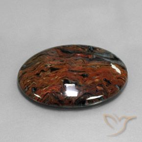 22.30 ct Multicolor Pietersite Stone, Natural Pietersite in Oval Cabochon Shape for Sale