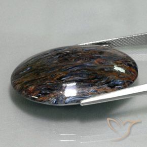 Pietersite Gemstone in 30 x 22 mm (calibrated) Size for Sale, Pietersite Stone in Multicolor Color