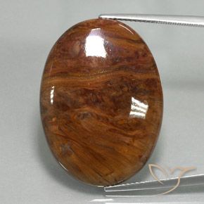 Pietersite Multicolore Ovale 27,2 ct de Namibie, Dimension 30 x 22,2mm, Pierre gemme naturelle Non traité, pureté Opaque , 1 pièce Pietersite oval cabochon, dureté de Mohs de 6.5 à 7 convient aux bijoux de tous les jours, pierre de sagesse, Photo A