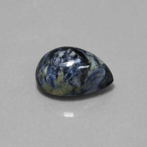 2.64 ct Multicolor Pietersite Stone, Natural Pietersite in Pear Cabochon Shape for Sale