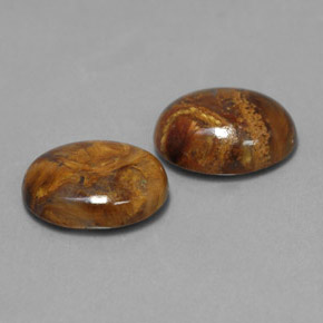 6.50 ct Multicolor Pietersite Stone, Natural Pietersite in Oval Cabochon Shape for Sale
