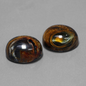 9.28 ct Multicolor Pietersite Stone, Natural Pietersite in Oval Cabochon Shape for Sale