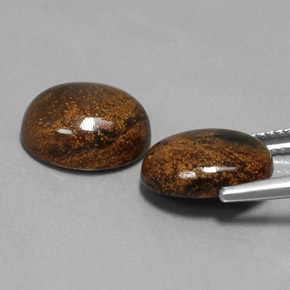 Pietersite Gemstone in 12 x 10 mm (calibrated) Size for Sale, Pietersite Stone in Multicolor Color