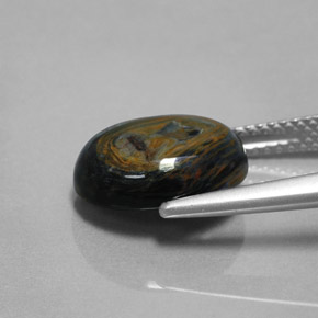 Pietersite Gemstone in 12 x 10 mm (calibrated) Size for Sale, Pietersite Stone in Multicolor Color