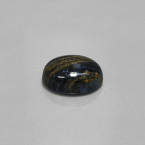 3.33 ct Multicolor Pietersite Stone, Natural Pietersite in Oval Cabochon Shape for Sale