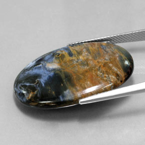 Pietersite Gemstone in 30.1 x 22 mm Size for Sale, Pietersite Stone in Multicolor Color