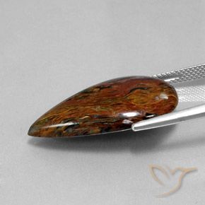 Pietersite Gemstone in 27.1 x 15.3 mm Size for Sale, Pietersite Stone in Multicolor Color