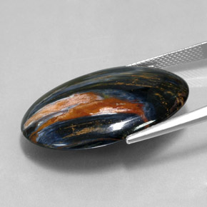 Pietersite Gemstone in 29.7 x 22 mm Size for Sale, Pietersite Stone in Multicolor Color