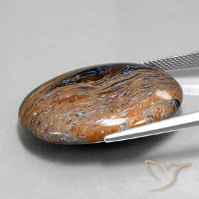 Pietersite Gemstone in 30 x 22 mm (calibrated) Size for Sale, Pietersite Stone in Multicolor Color