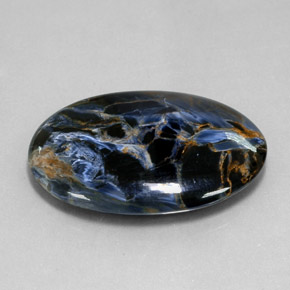 21.39 ct Multicolor Pietersite Stone, Natural Pietersite in Oval Cabochon Shape for Sale