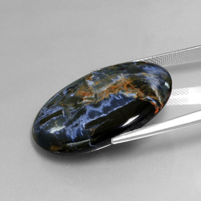 Pietersite Gemstone in 29.6 x 22.1 mm Size for Sale, Pietersite Stone in Multicolor Color