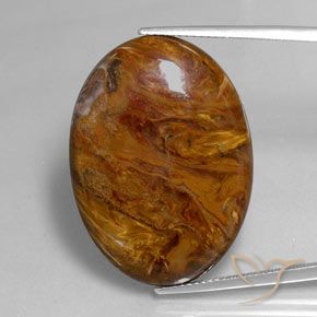 30.70ct Natural Multicolor Pietersite, Oval, Opaque