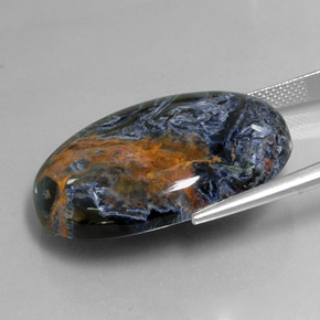 Pietersite Gemstone in 30.1 x 22.1 mm Size for Sale, Pietersite Stone in Multicolor Color