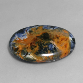 26.63 ct Multicolor Pietersite Stone, Natural Pietersite in Oval Cabochon Shape for Sale