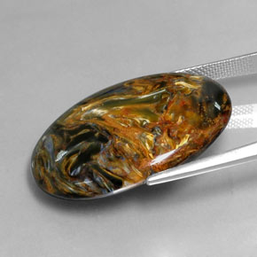 Pietersite Gemstone in 30 x 21.9 mm Size for Sale, Pietersite Stone in Multicolor Color