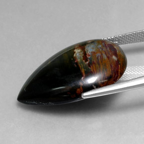 Pietersite Gemstone in 25.7 x 19.6 mm Size for Sale, Pietersite Stone in Multicolor Color