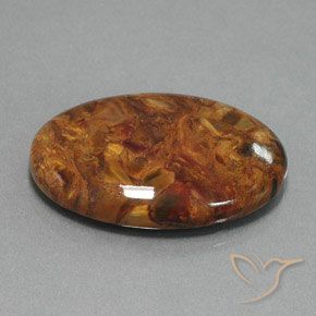 27.33 ct Multicolor Pietersite Stone, Natural Pietersite in Oval Cabochon Shape for Sale