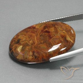 Pietersite Gemstone in 30 x 22 mm (calibrated) Size for Sale, Pietersite Stone in Multicolor Color
