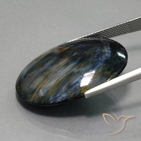 Pietersite Gemstone in 30 x 22 mm (calibrated) Size for Sale, Pietersite Stone in Multicolor Color